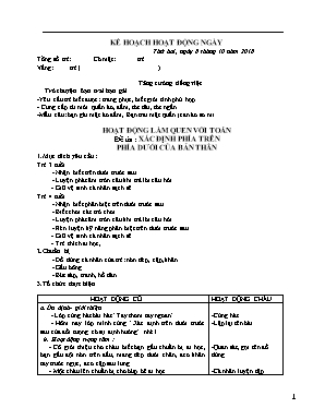 Kế hoạch hoạt động ngày - Tăng cường môn Tiếng Việt Lớp 2 (Bộ sách Kết nối tri thức với cuộc sống)